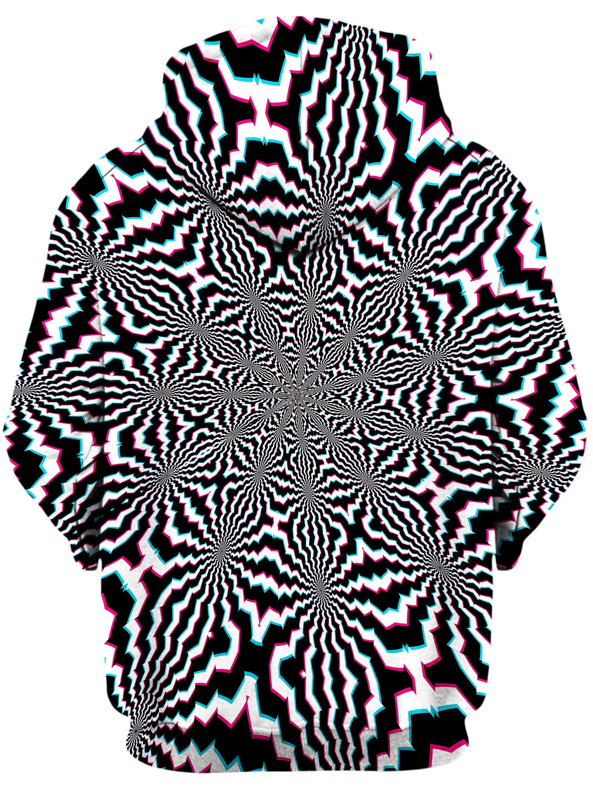 Fractal Ripples Unisex Hoodie -Moonbestprint