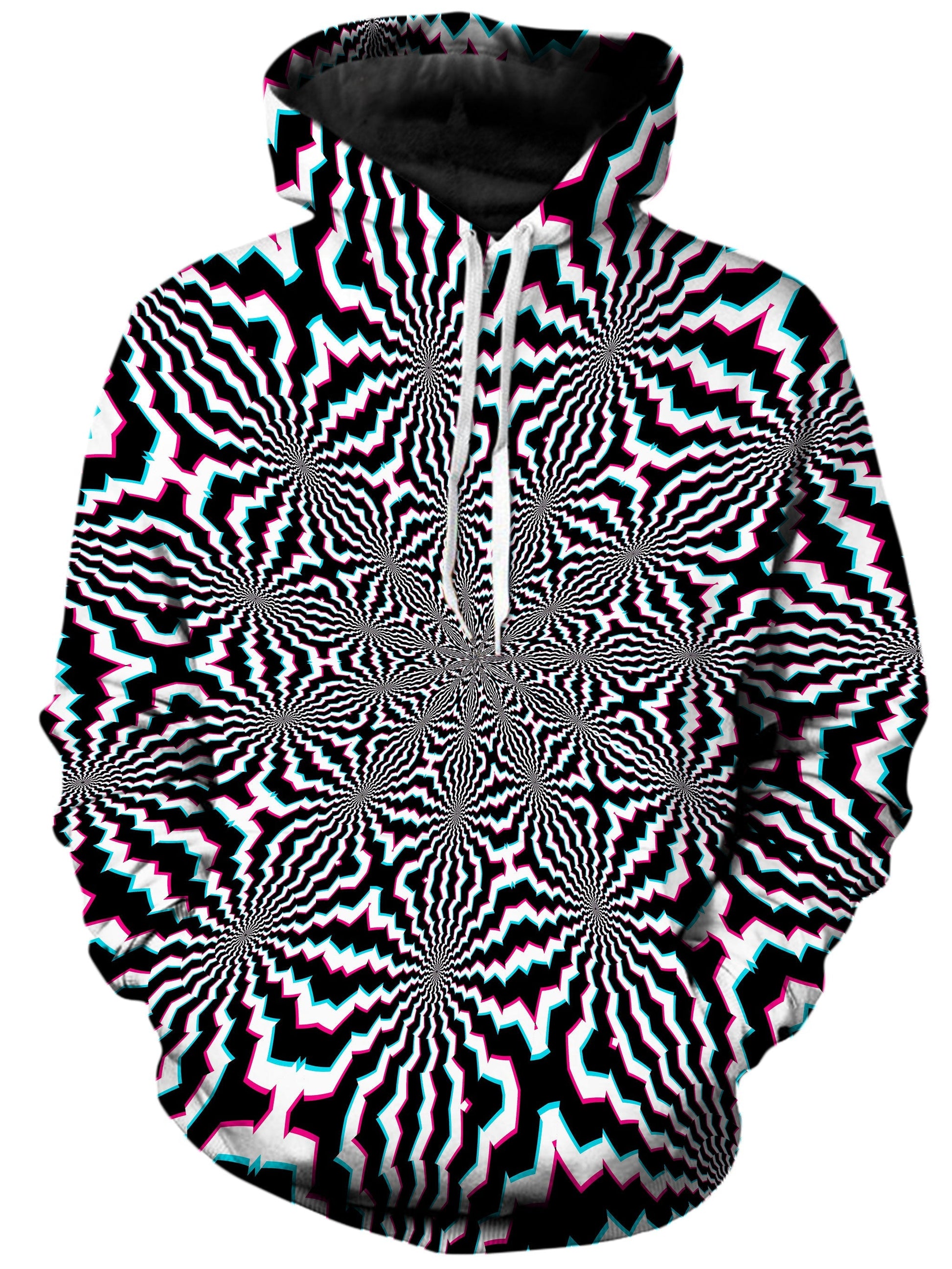 Fractal Ripples Unisex Hoodie -Moonbestprint