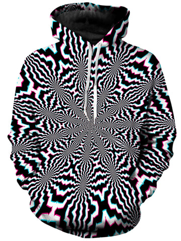 Fractal Ripples Unisex Hoodie -Moonbestprint