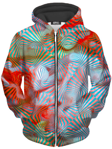 Solstice Unisex Zip-Up Hoodie -Moonbestprint