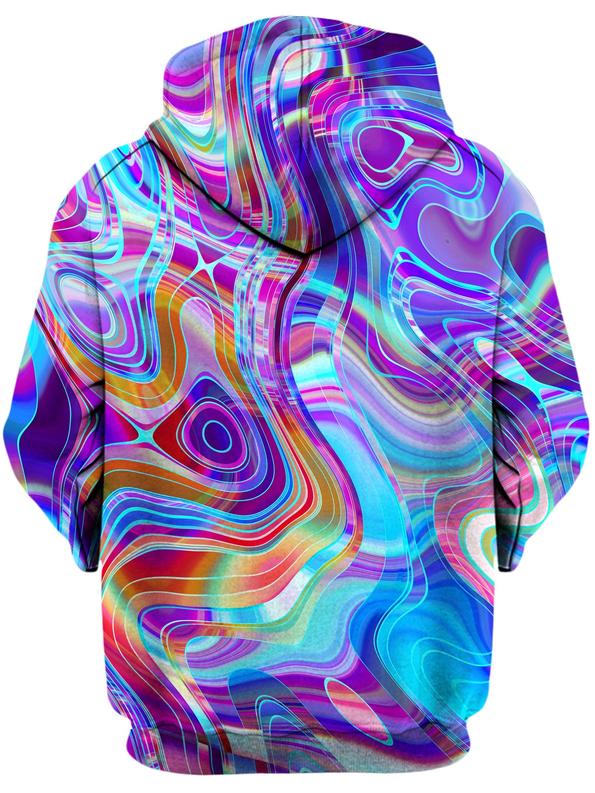 Aqua Realm Unisex Zip-Up Hoodie -Moonbestprint