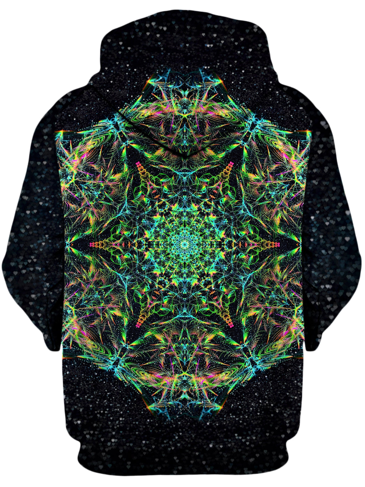 Green Prism Unisex Zip-Up Hoodie -Moonbestprint