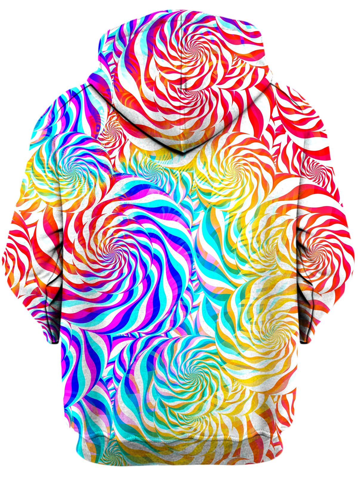 PLUR Rainbow Unisex Zip-Up Hoodie -Moonbestprint