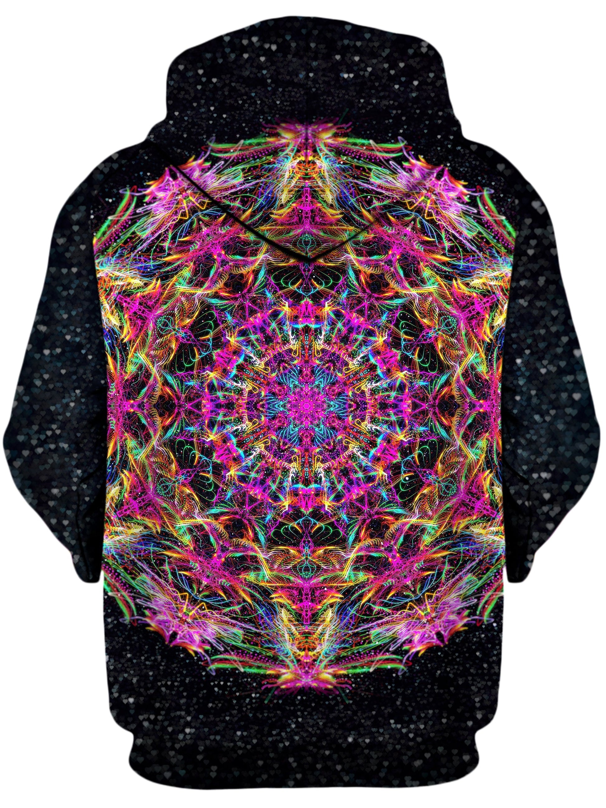 Pastel Warp Unisex Zip-Up Hoodie -Moonbestprint