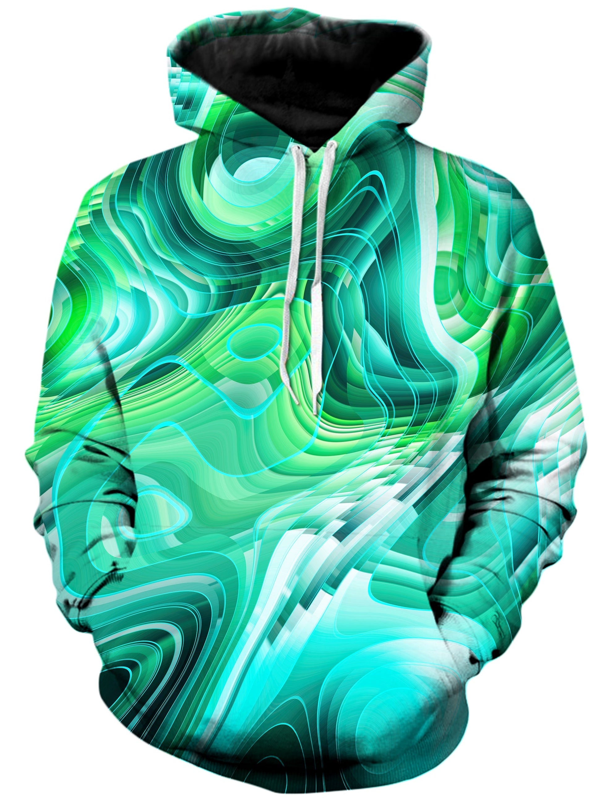 Green Schism Unisex Hoodie -Moonbestprint