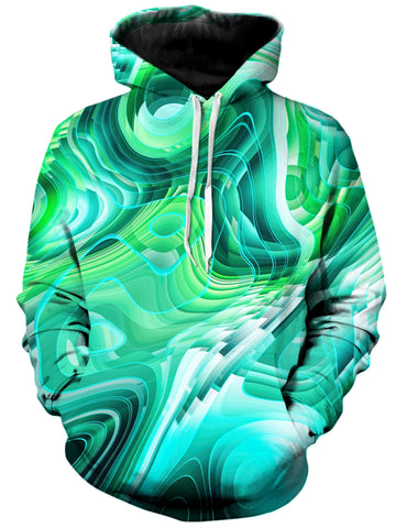 Green Schism Unisex Hoodie -Moonbestprint