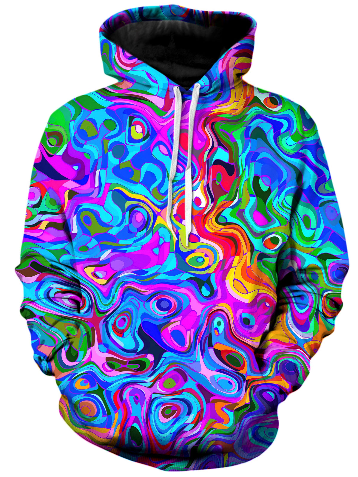 Rainbow Ripples Unisex Hoodie -Moonbestprint