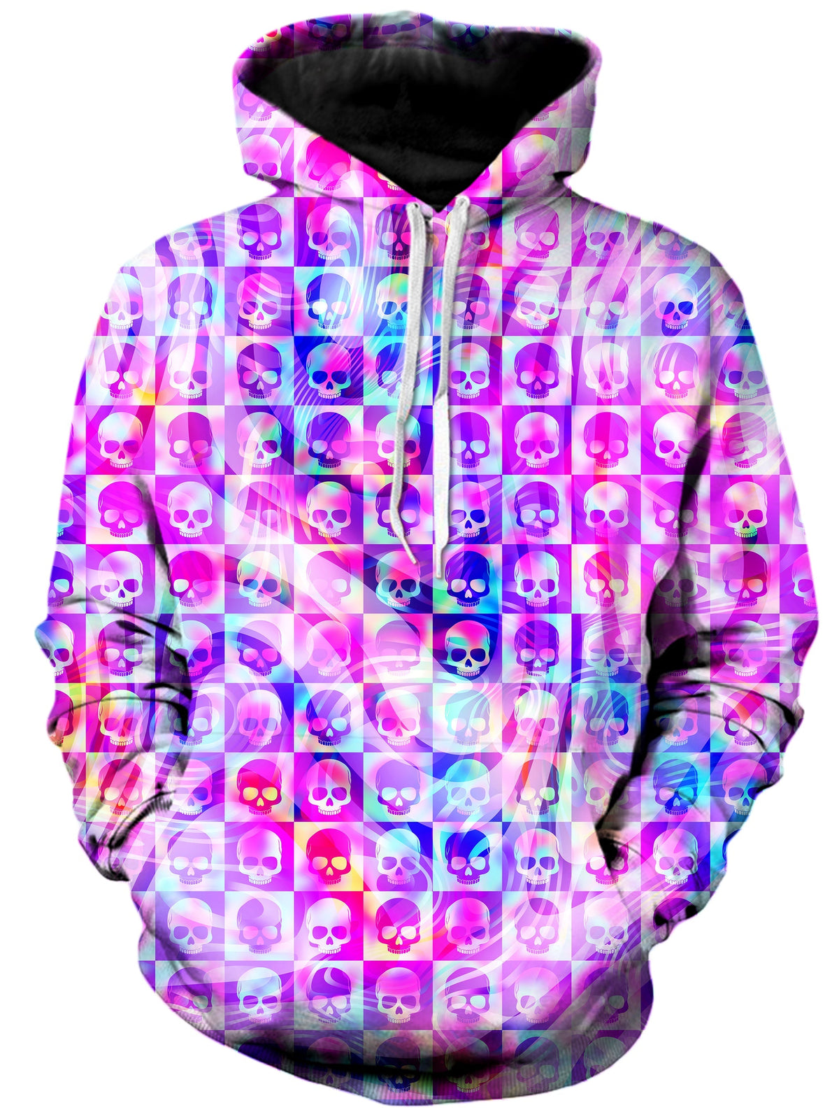 Skull Fam Pink Unisex Hoodie -Moonbestprint