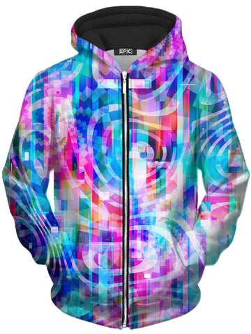 Motherboard Unisex Zip-Up Hoodie -Moonbestprint