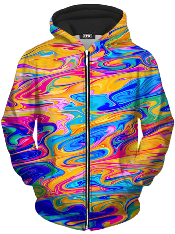 Phaze Unisex Zip-Up Hoodie -Moonbestprint