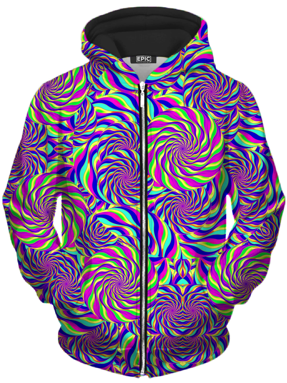 Spinzone Unisex Zip-Up Hoodie -Moonbestprint