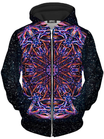 Stargate Prism Unisex Zip-Up Hoodie -Moonbestprint
