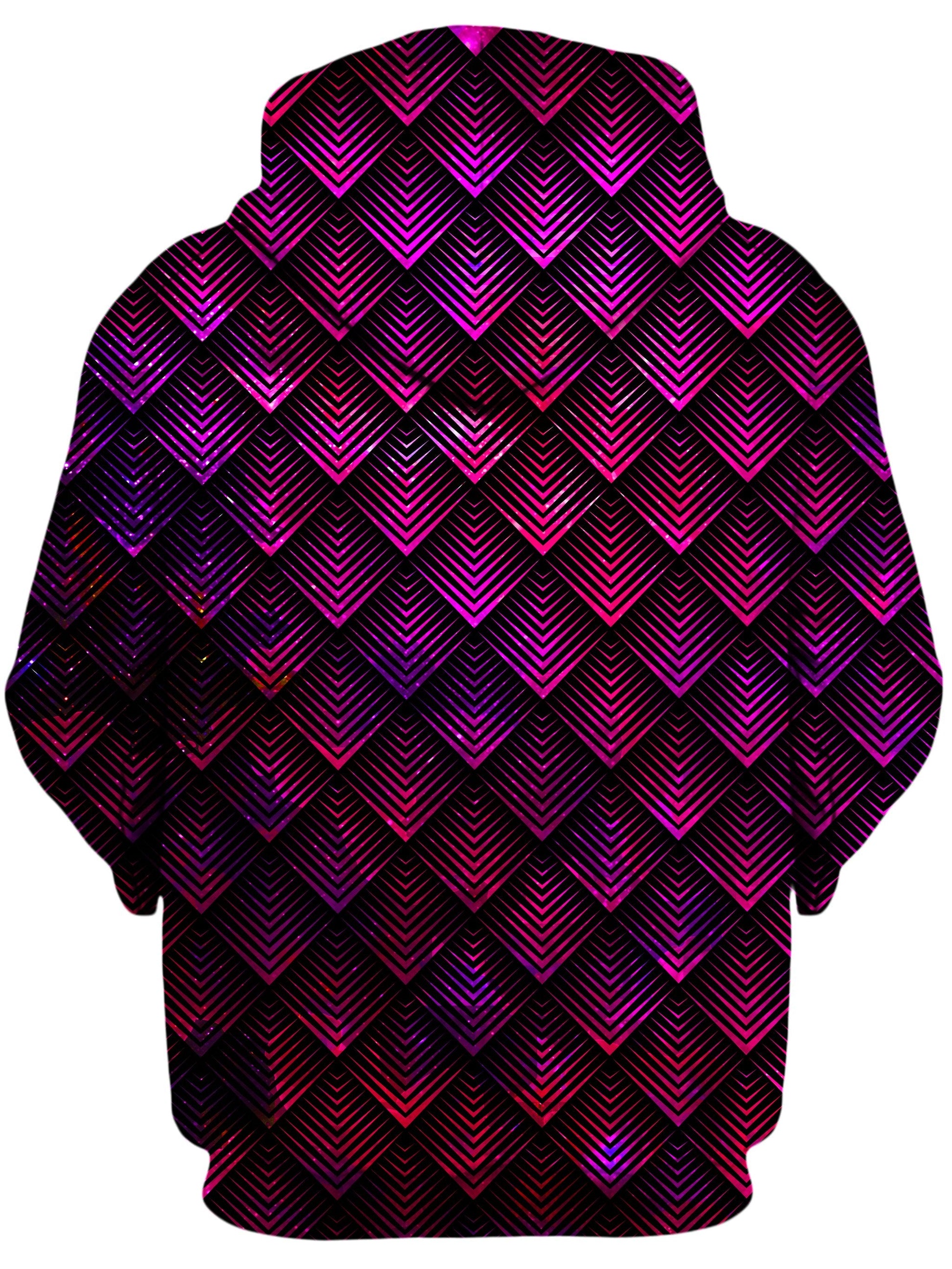 Galactic Dragon Scale Pink Unisex Hoodie -Moonbestprint