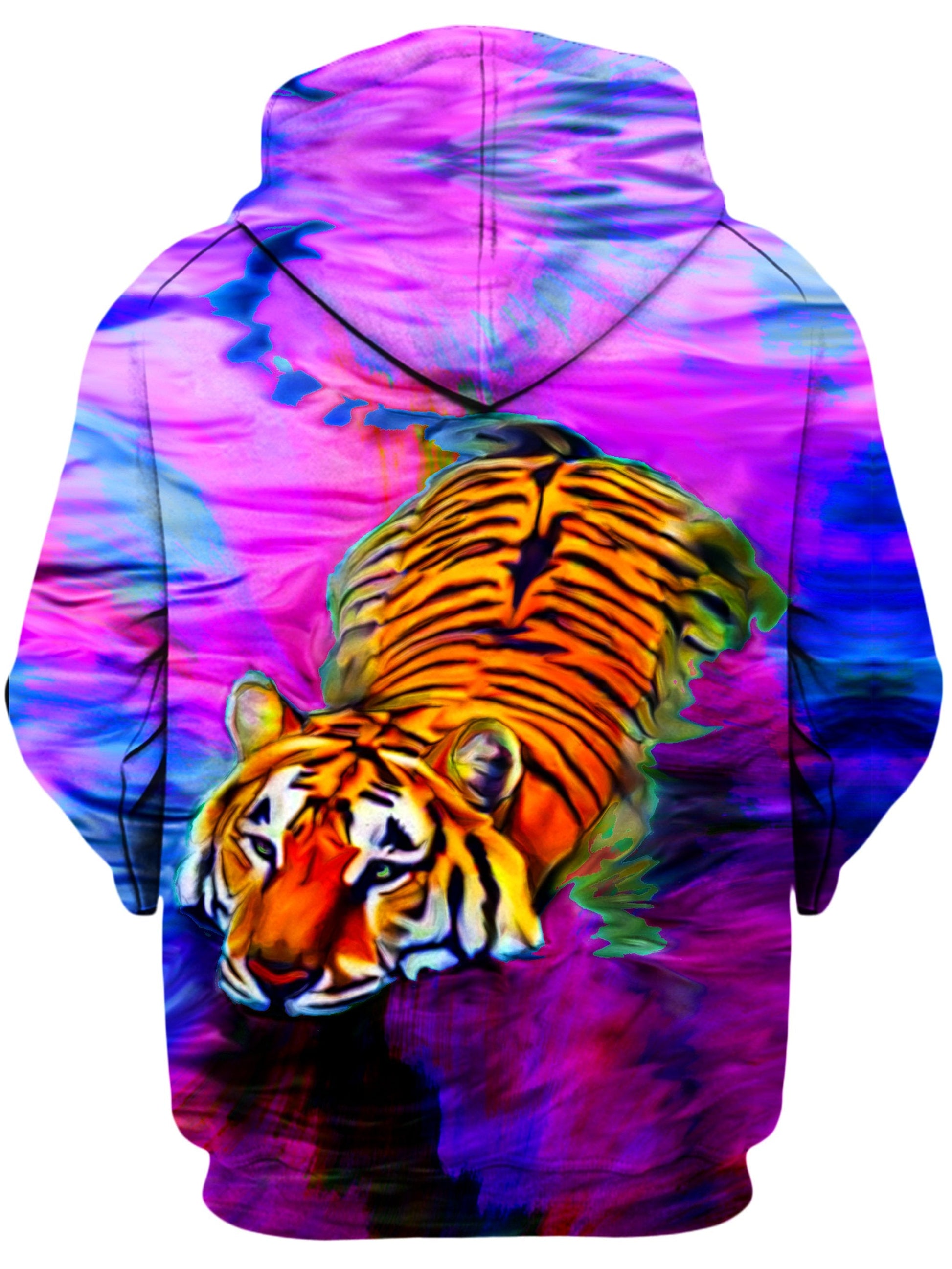 Water Tiger Unisex Zip-Up Hoodie -Moonbestprint