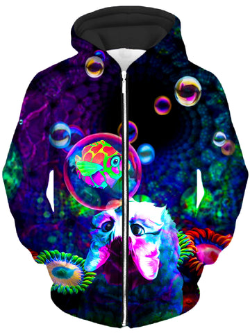 Upside Down Unisex Zip-Up Hoodie - Moonbestprint