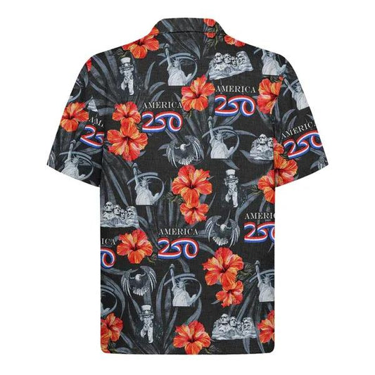 American 250th Anniversary Hawaiian Shirt, 250th Anniversary Shirt, 250th Anniversary Gift Moonbestprint