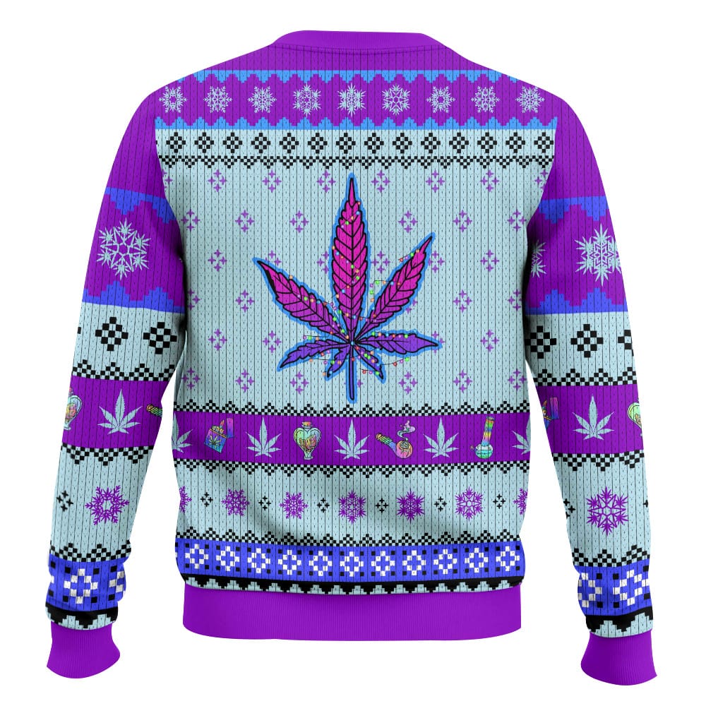 The Lit Tree Weed Christmas Ugly Sweater – Moonbestprint