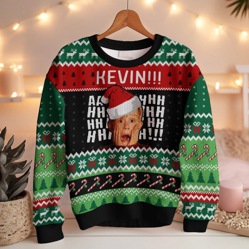 Home alone "Kevin" Christmas Ugly Sweater – Moonbestprint