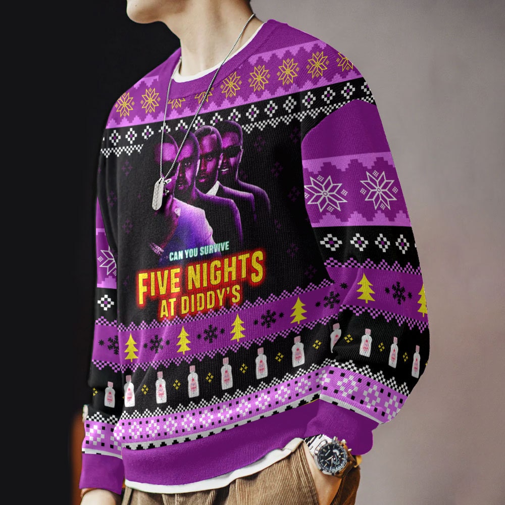 Five nights at Diddy's Ugly Sweater – Moonbestprint