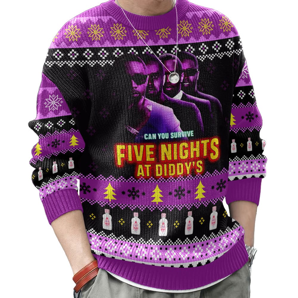Five nights at Diddy's Ugly Sweater – Moonbestprint