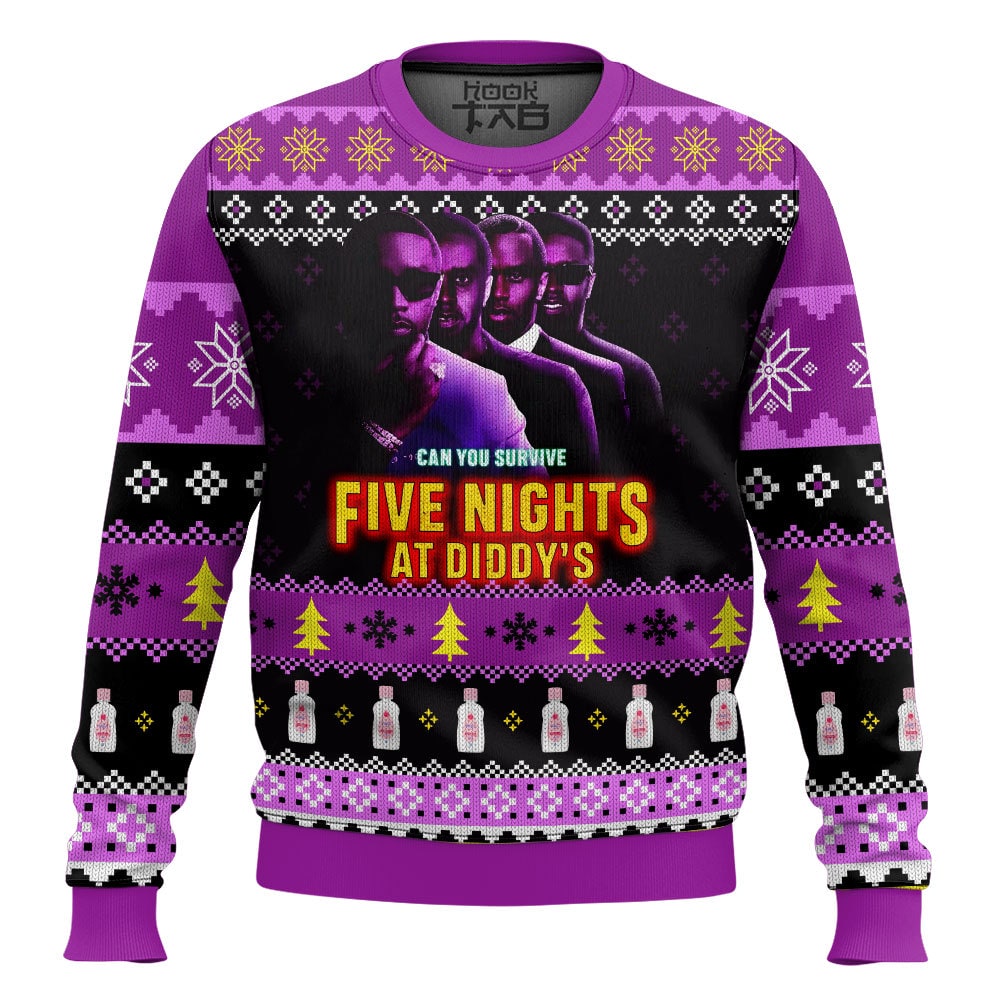 Five nights at Diddy's Ugly Sweater – Moonbestprint