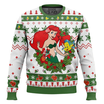 Ariel The little mermaid Disney Princess Christmas Ugly Sweater – Moonbestprint