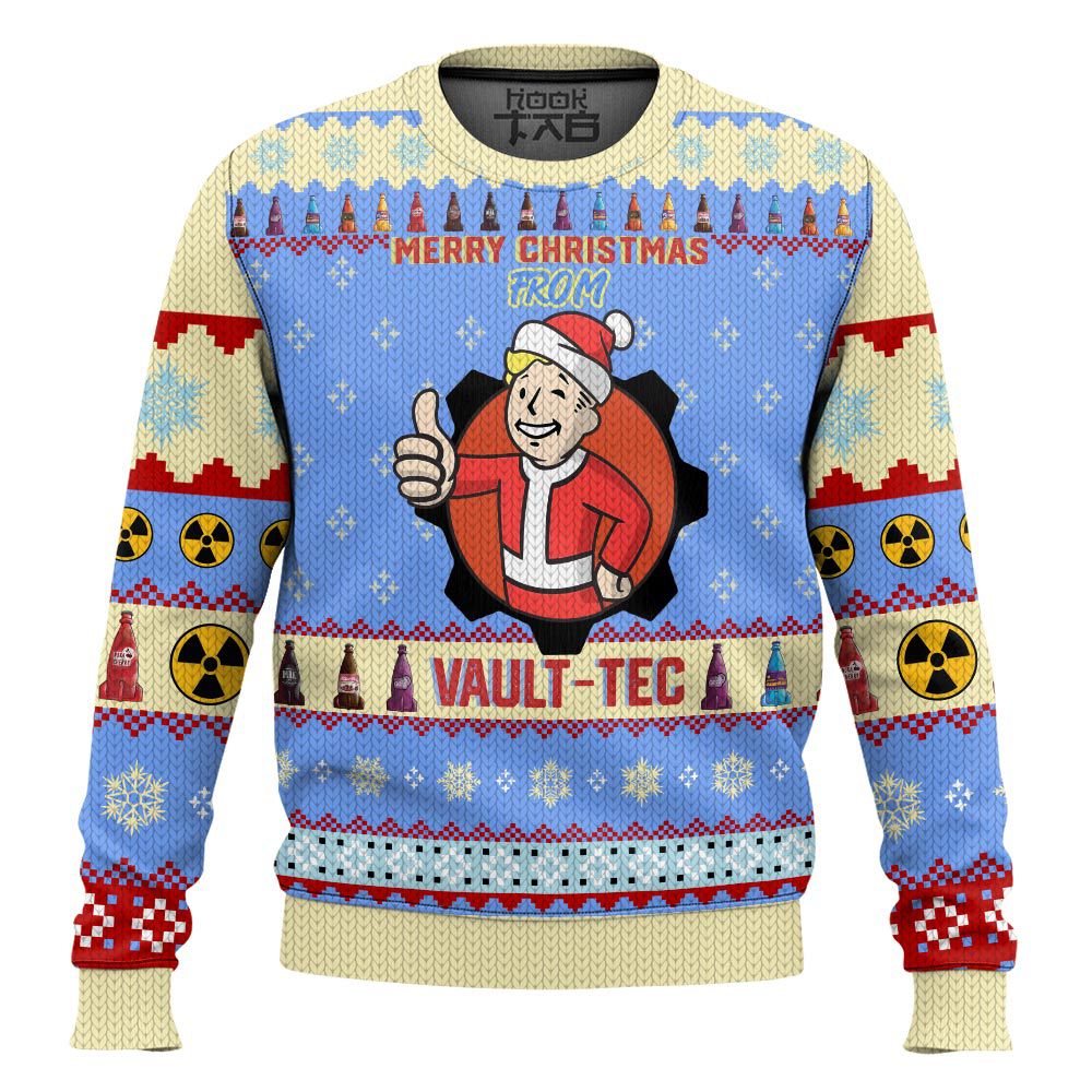 Fallout "Merry Christmas From Vault-Tec" Ugly Sweater – Moonbestprint