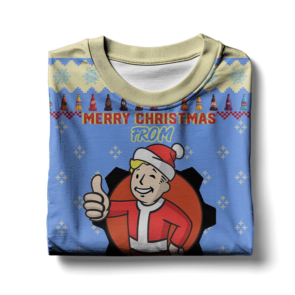 Fallout "Merry Christmas From Vault-Tec" Ugly Sweater – Moonbestprint