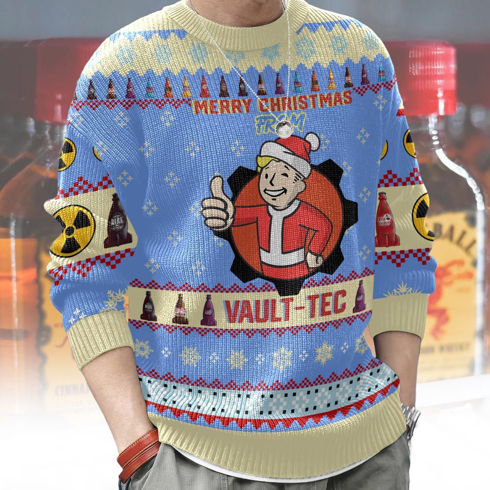 Fallout "Merry Christmas From Vault-Tec" Ugly Sweater – Moonbestprint