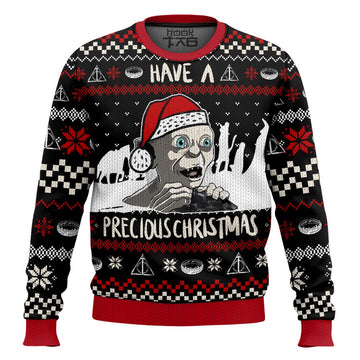 Gollum have a precious Christmas, Lord of the Ring Christmas Ugly Sweater – Moonbestprint