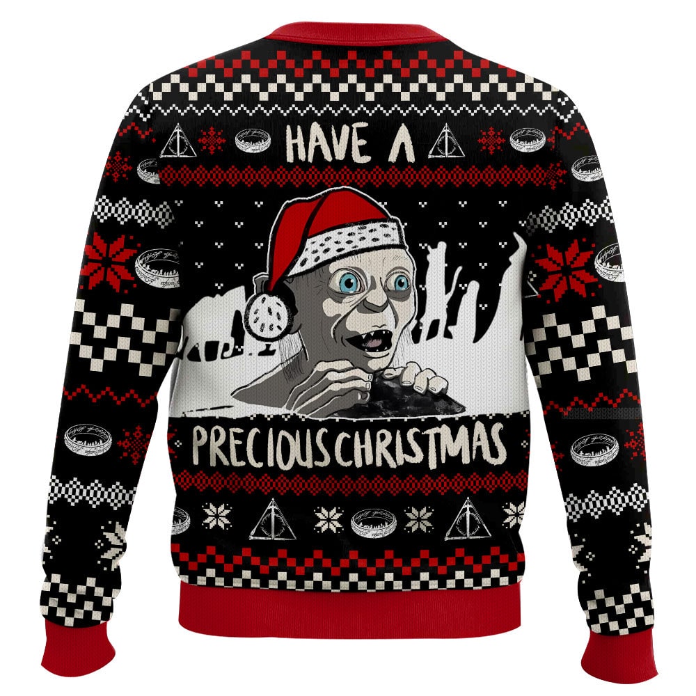 Gollum have a precious Christmas, Lord of the Ring Christmas Ugly Sweater – Moonbestprint