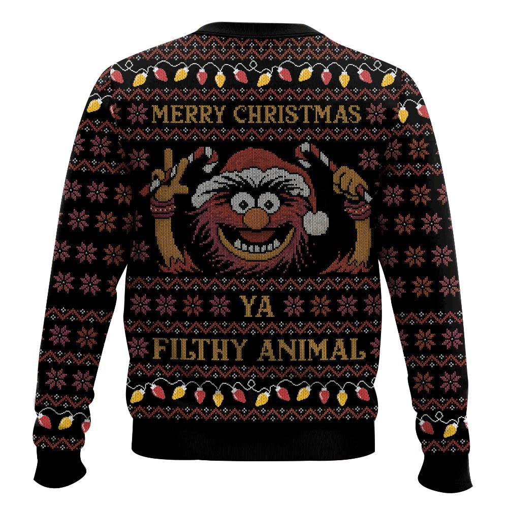 The Muppet Show, Animal Muppet, Merry Christmas Filthy Animal Ugly Sweater – Moonbestprint