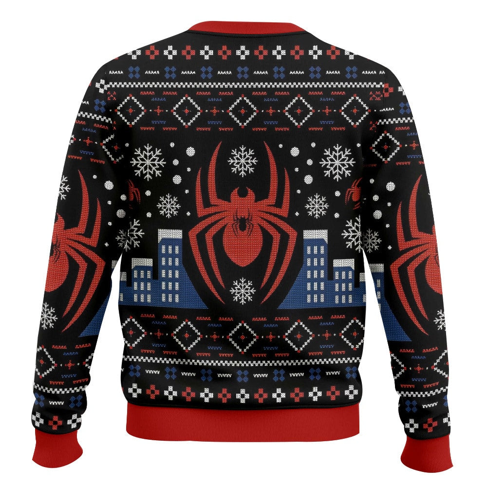 Spiderman,New York City Christmas Ugly Sweater – Moonbestprint
