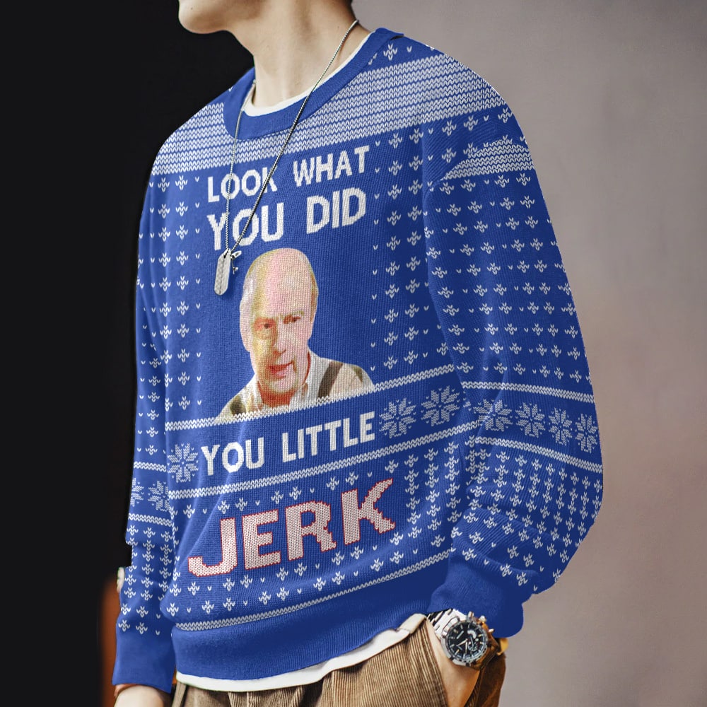 Home Alone, You Little Jerk Meme Christmas Ugly Sweater – Moonbestprint