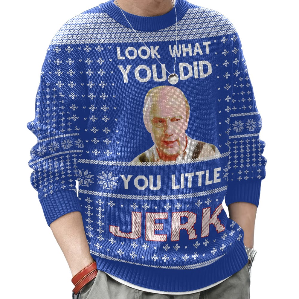 Home Alone, You Little Jerk Meme Christmas Ugly Sweater – Moonbestprint