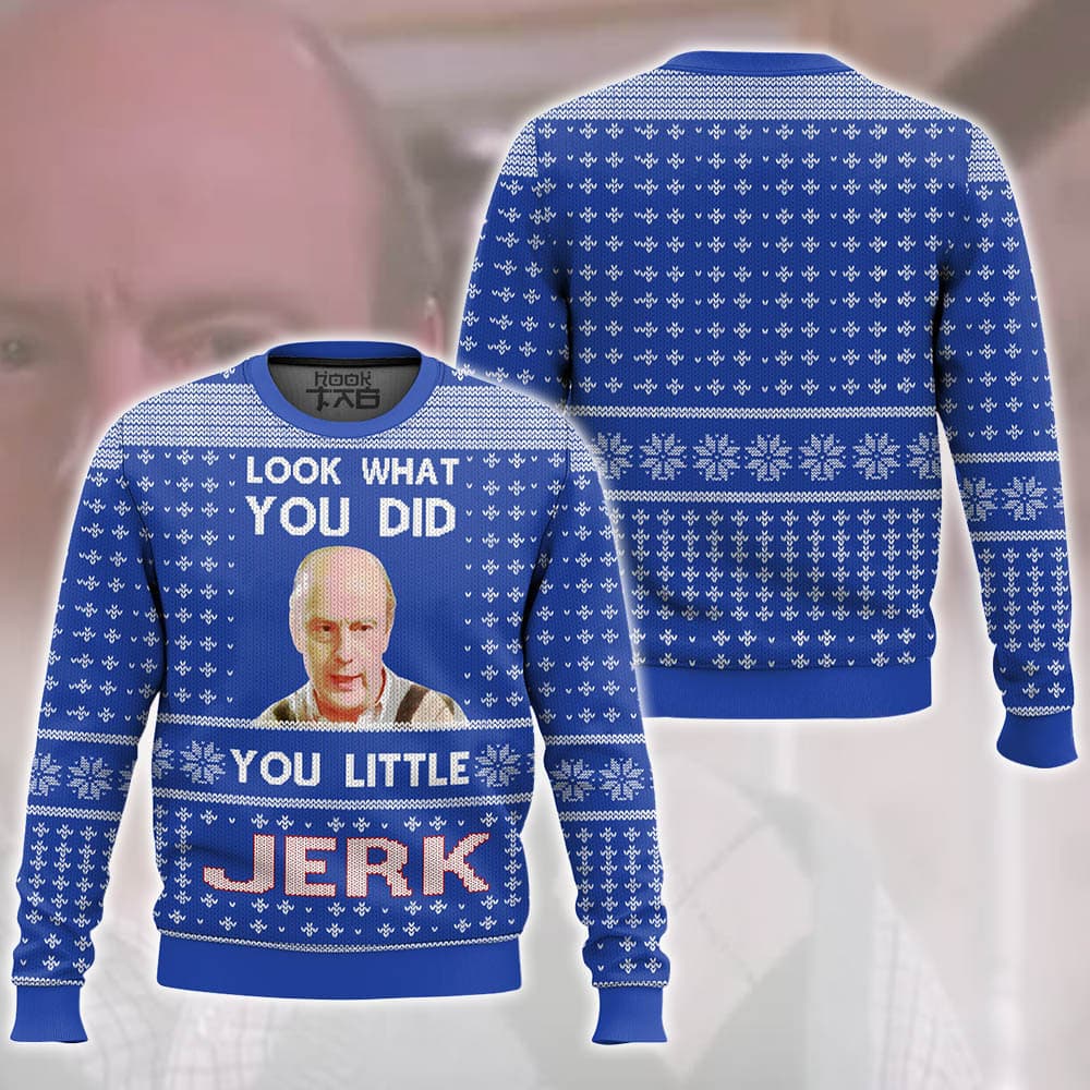 Home Alone, You Little Jerk Meme Christmas Ugly Sweater – Moonbestprint