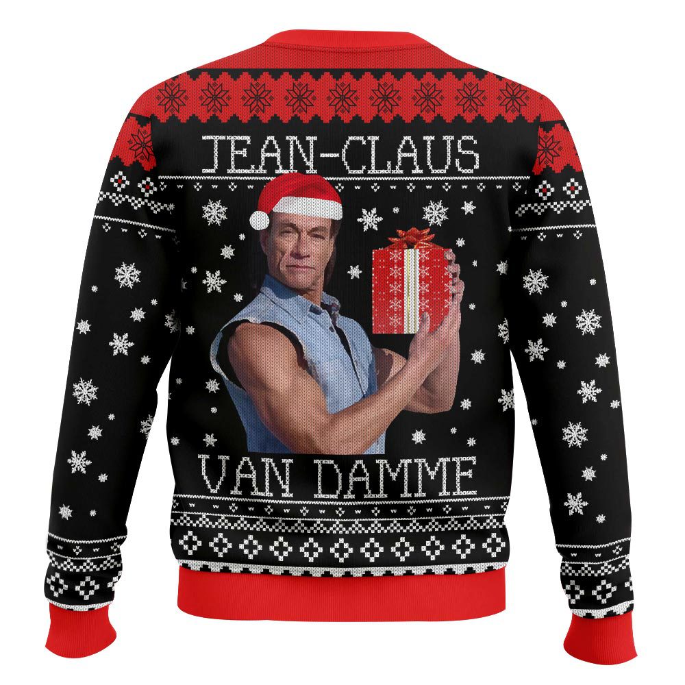 Jean Claus Van Damme Christmas Ugly Sweater – Moonbestprint