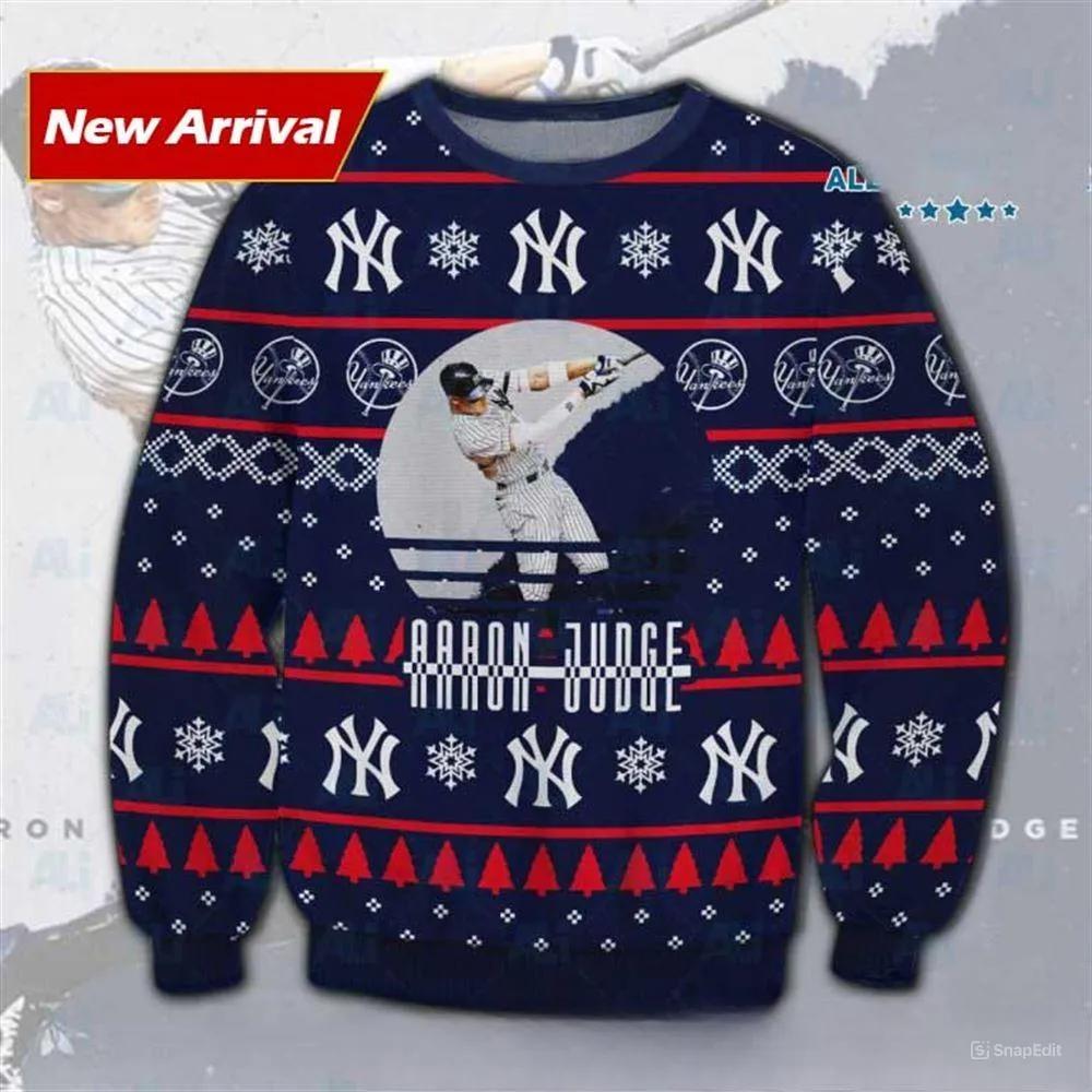 Aaron Jugde New York Yankees Ugly Sweater, MLB Christmas Sweater Moonbestprint