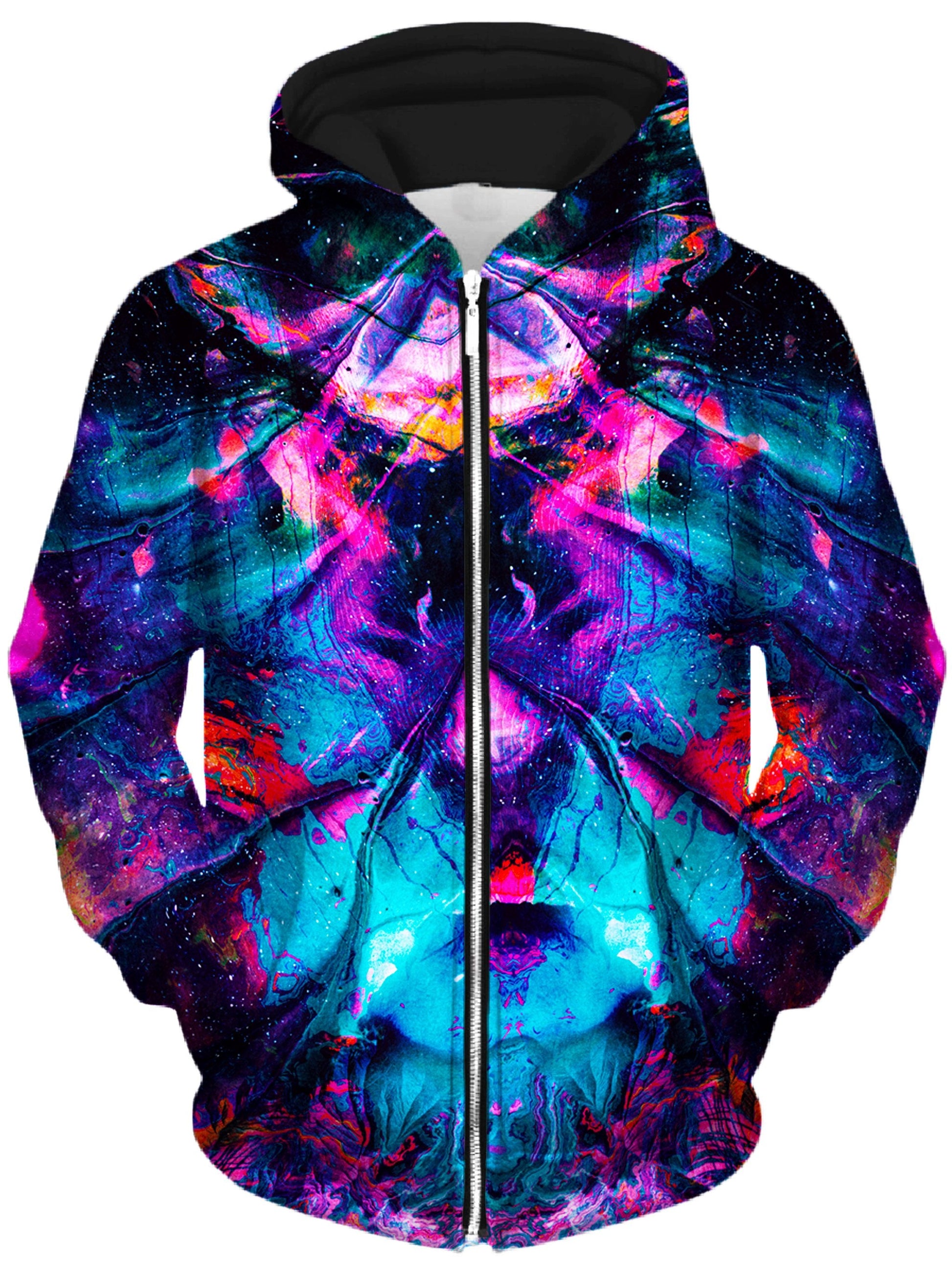 Supine Unisex Zip-Up Hoodie -Moonbestprint