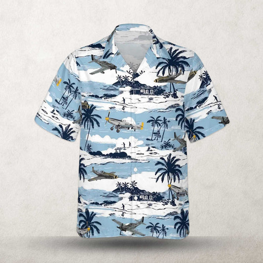 Aircraft Hawaiian Shirt- Moonbestprint