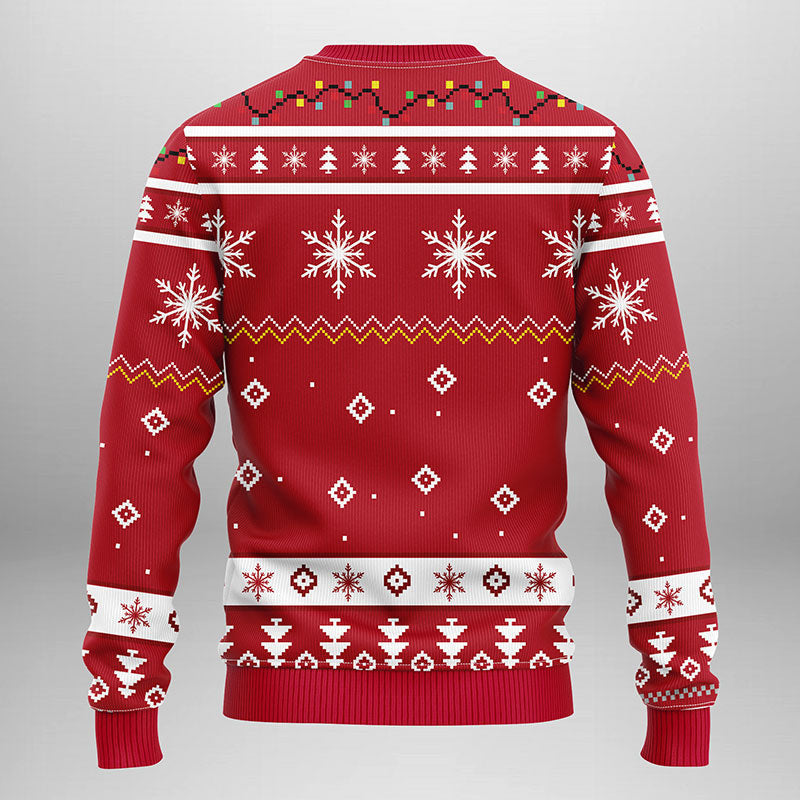 Alabama Crimson Tide Funny Grinch Ugly Christmas Sweater, Grinch Xmas Sweater, NFL Ugly Sweater Moonbestprint