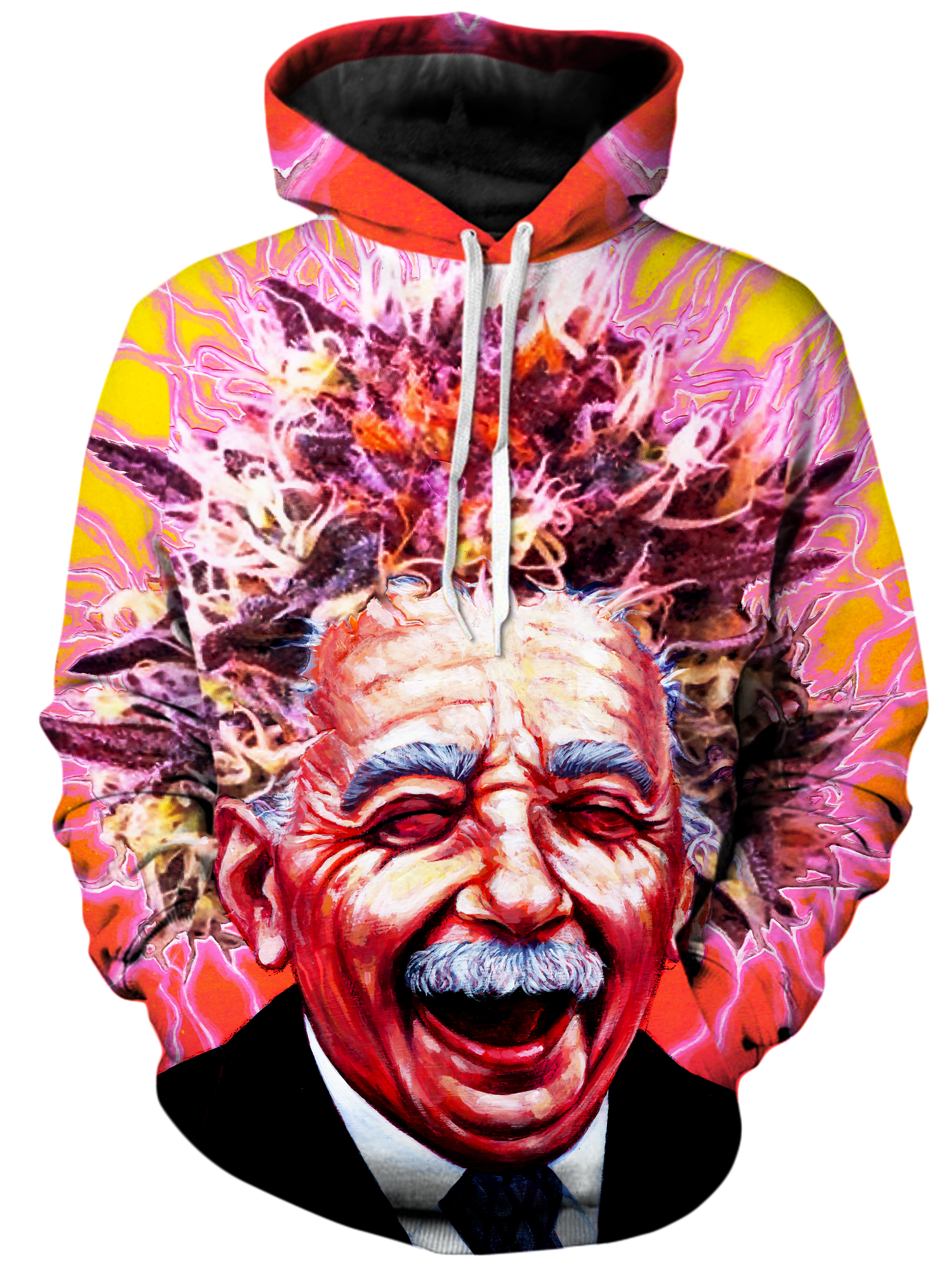 Albert Pinestein Unisex Hoodie -Moonbestprint