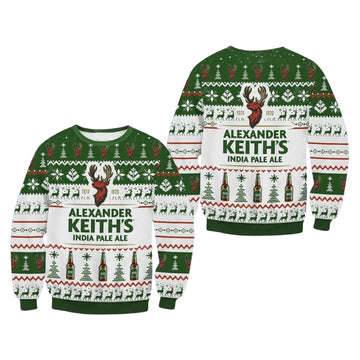 Alexander Keith Is Beer Ugly Christmas Sweater – Moonbestprint