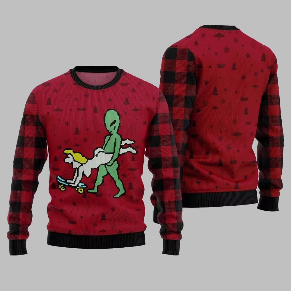 Alien Ugly Sweater 2026 Christmas - Moonbestprint