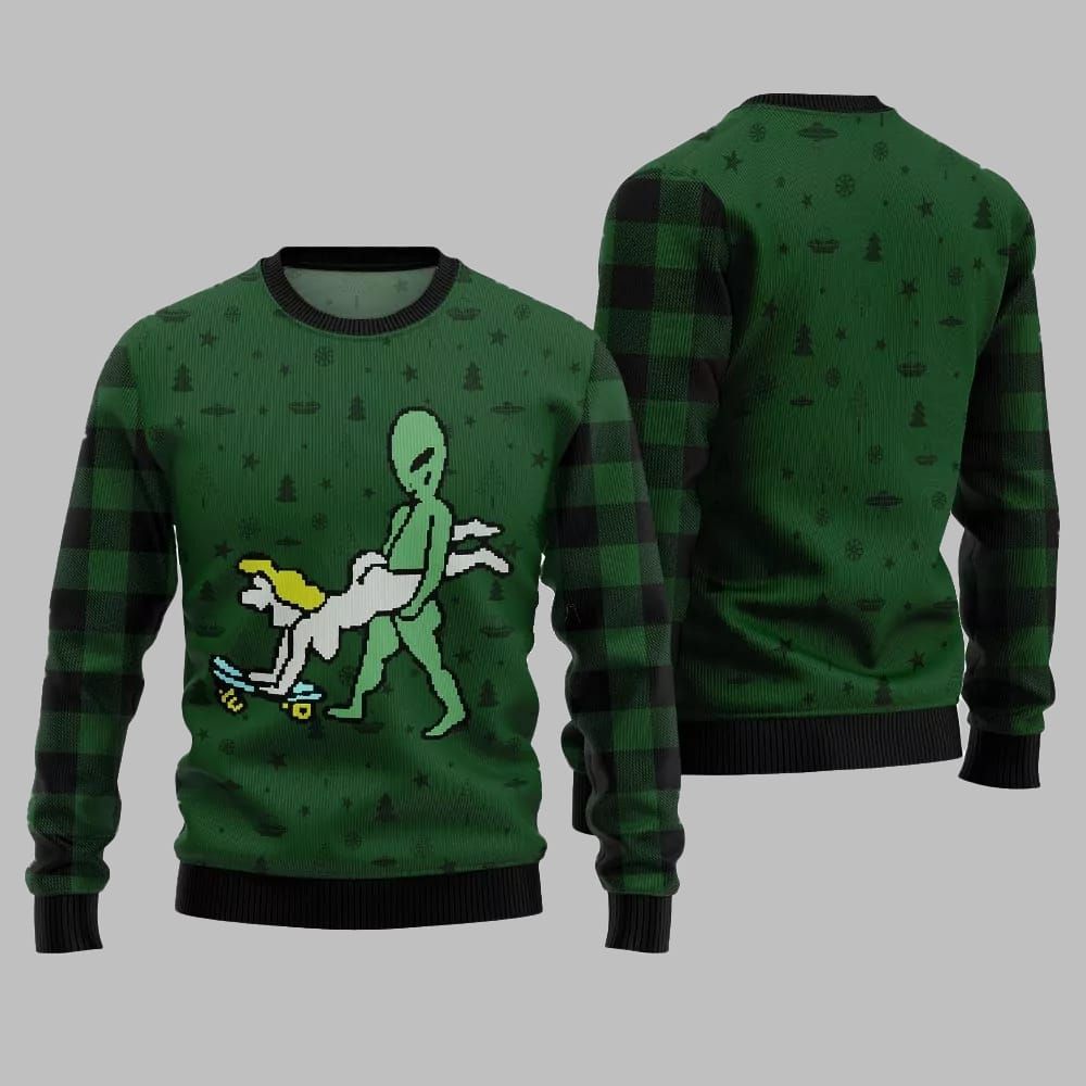 Alien Ugly Sweater 2026 Christmas - Moonbestprint