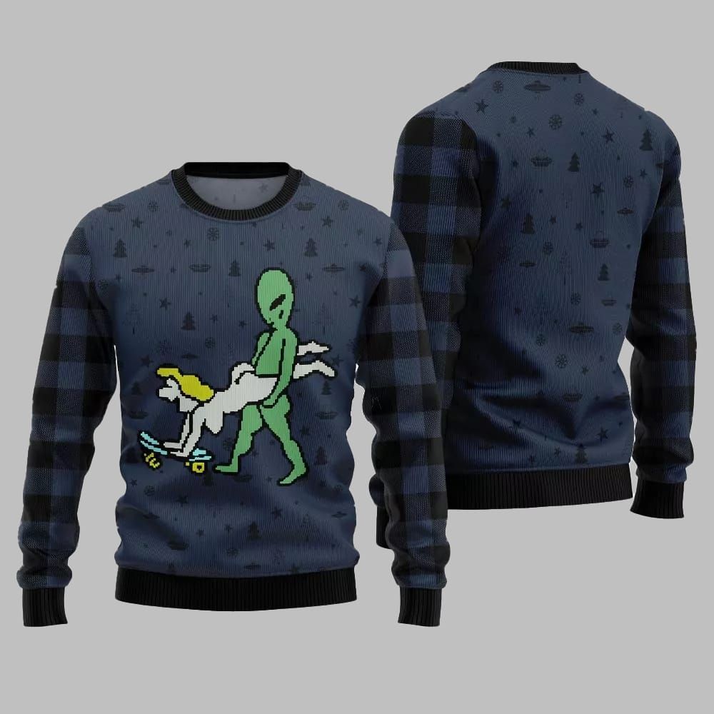 Alien Ugly Sweater 2026 Christmas - Moonbestprint