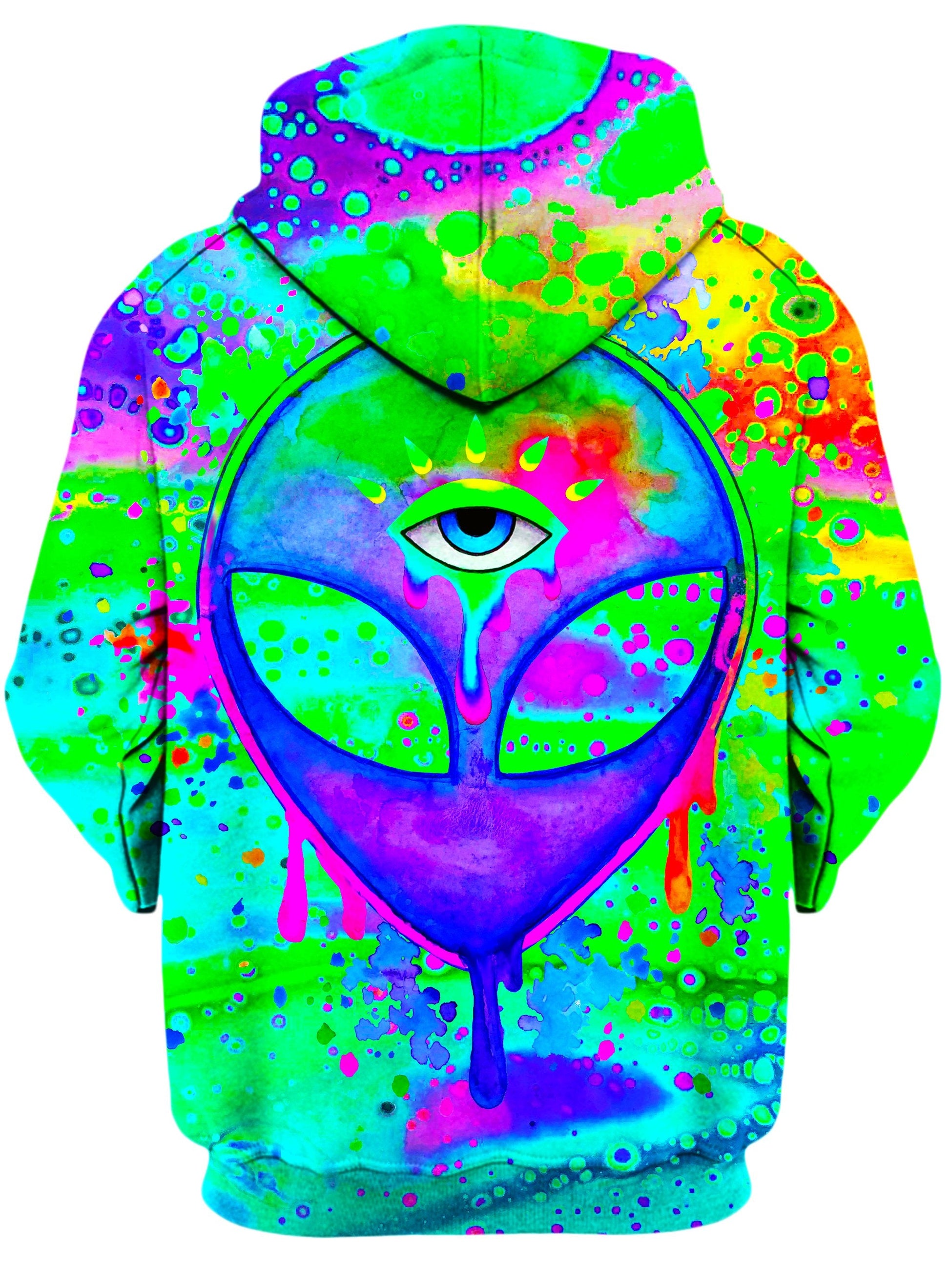 Alien Melt Purple Unisex Hoodie -Moonbestprint