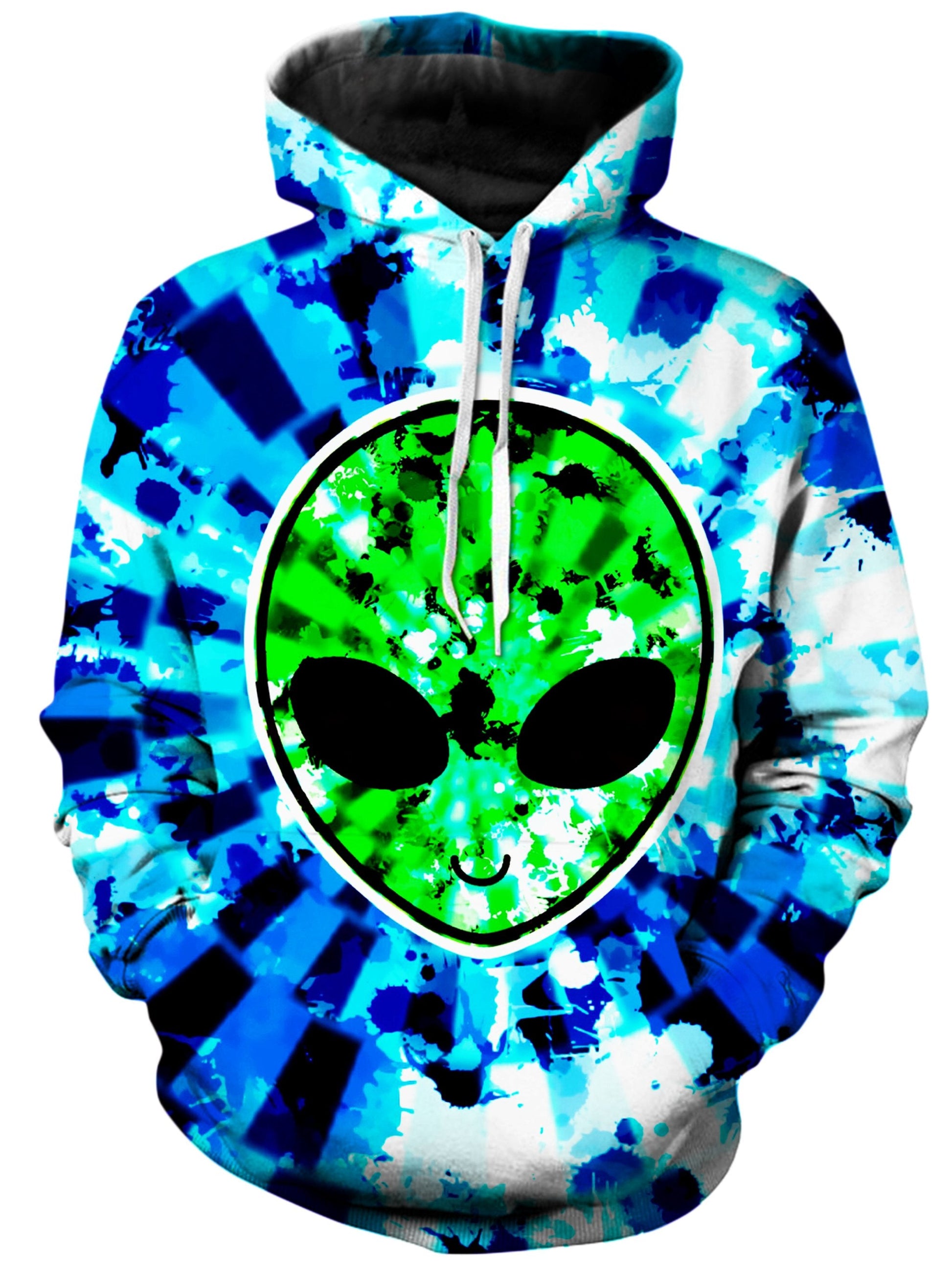 Alien Tie-Dye Unisex Hoodie -Moonbestprint