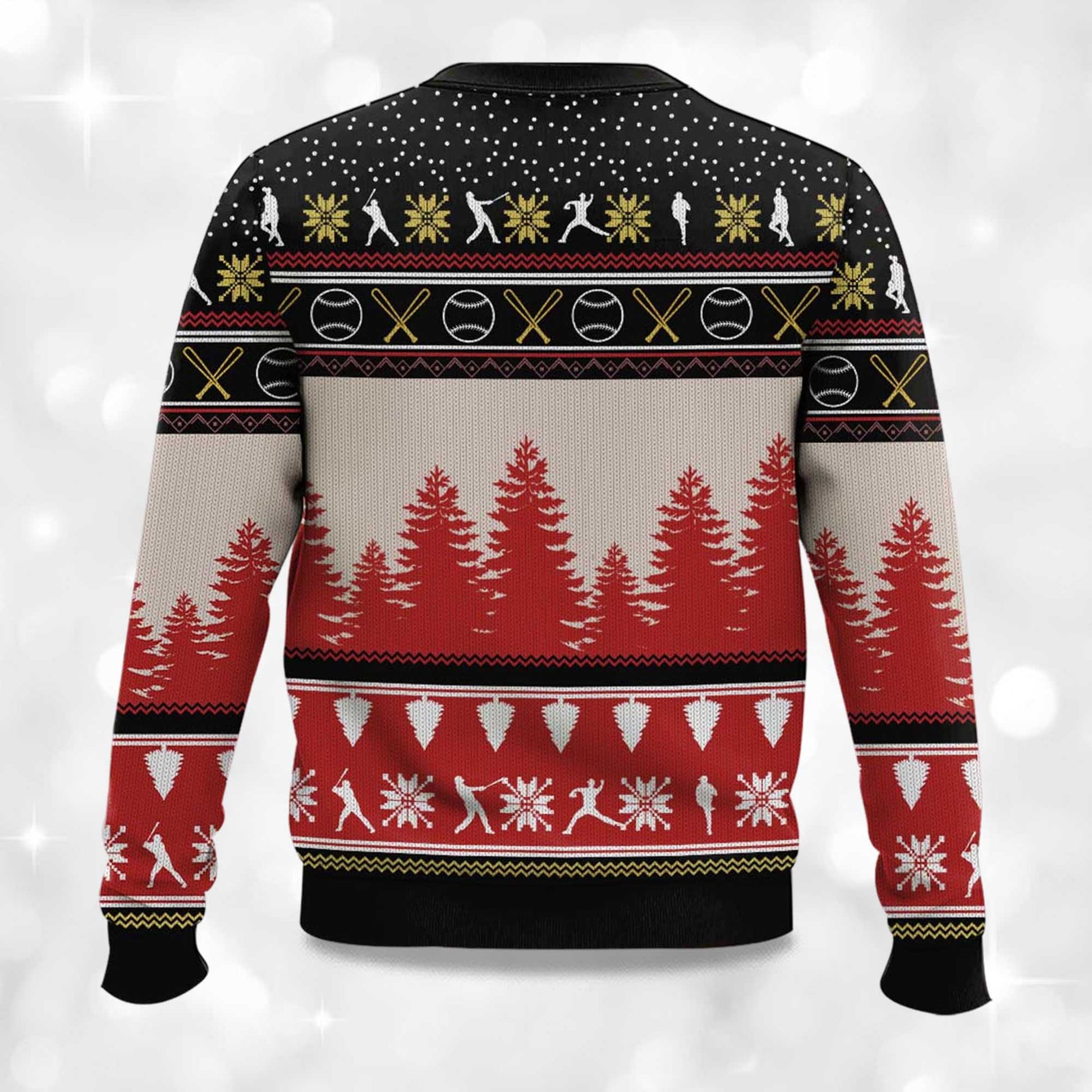 2026 All I Want For Christmas Is More Time For Baseball Ugly Christmas Sweater Moonbestprint