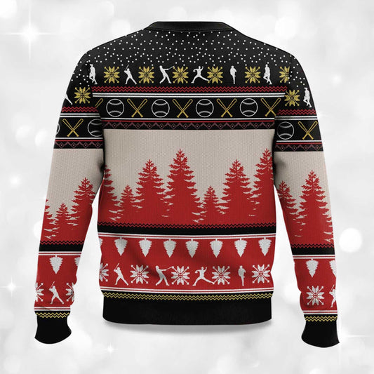 2026 All I Want For Christmas Is More Time For Baseball Ugly Christmas Sweater Moonbestprint